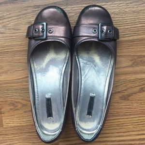 ecco ballet flat with buckle